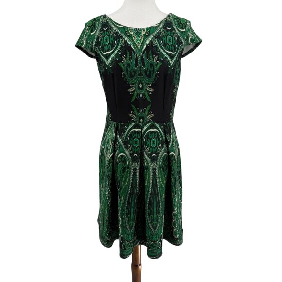 Dress Barn Dresses & Skirts - Green Paisley Dress By Dress Barn Established 1962 Size S